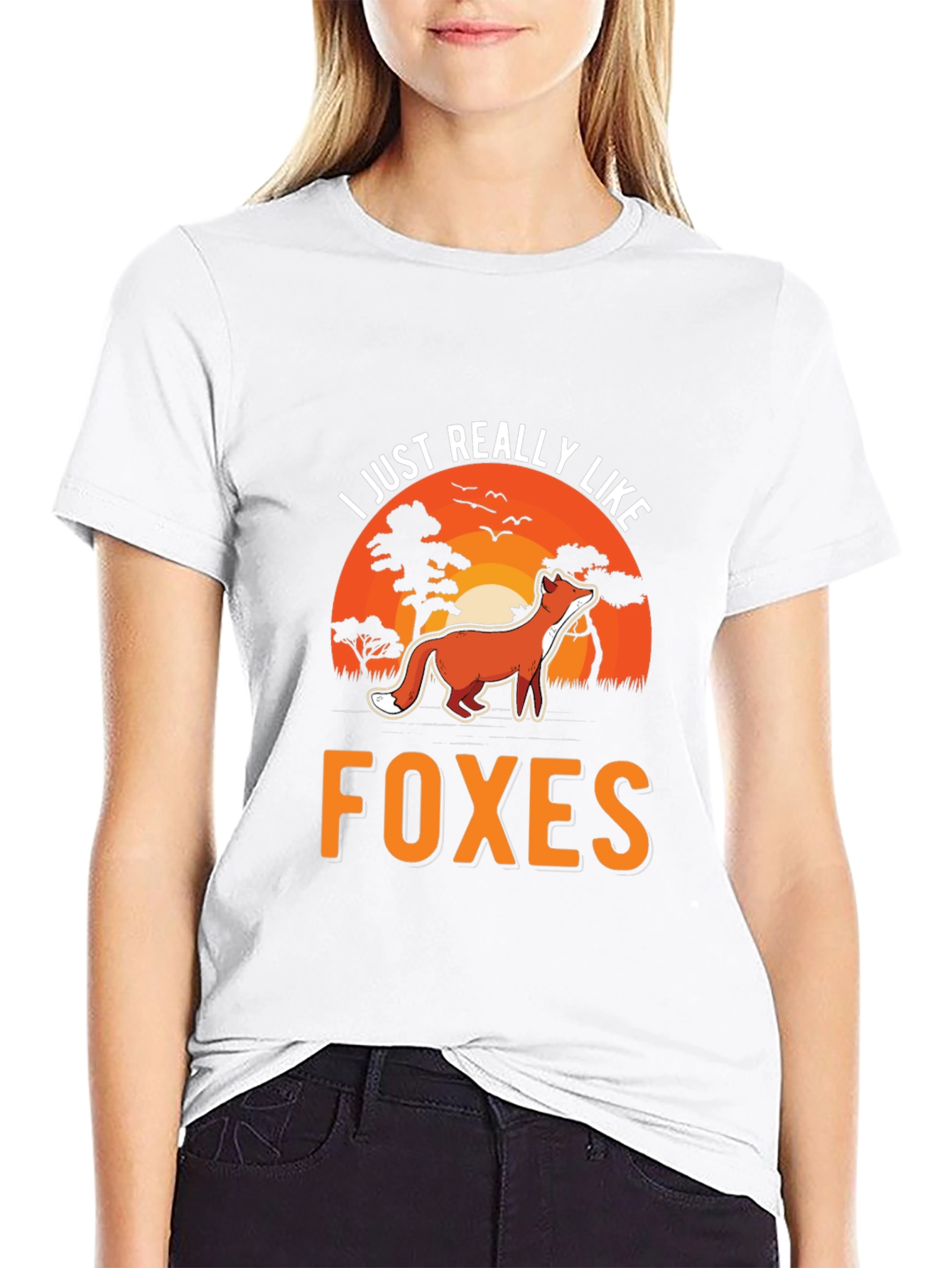 I Just Really Like Foxes Graphic Tee