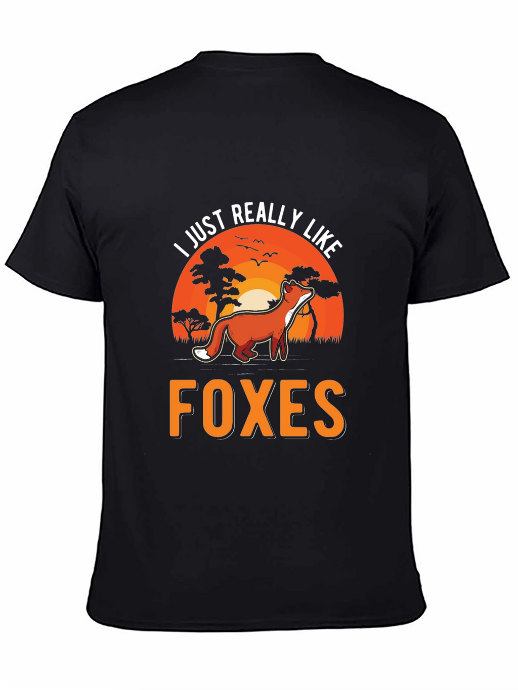 I Just Really Like Foxes Graphic Tee