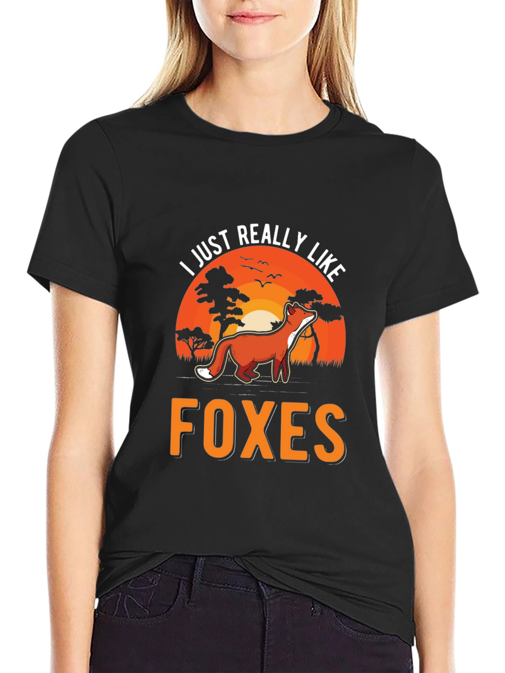 I Just Really Like Foxes Graphic Tee