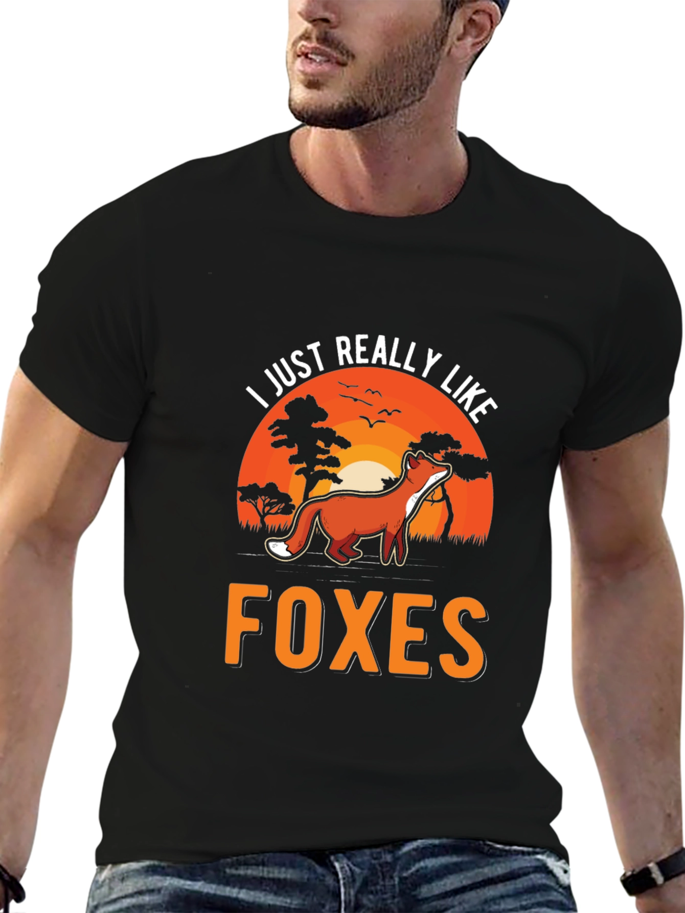 I Just Really Like Foxes Graphic Tee