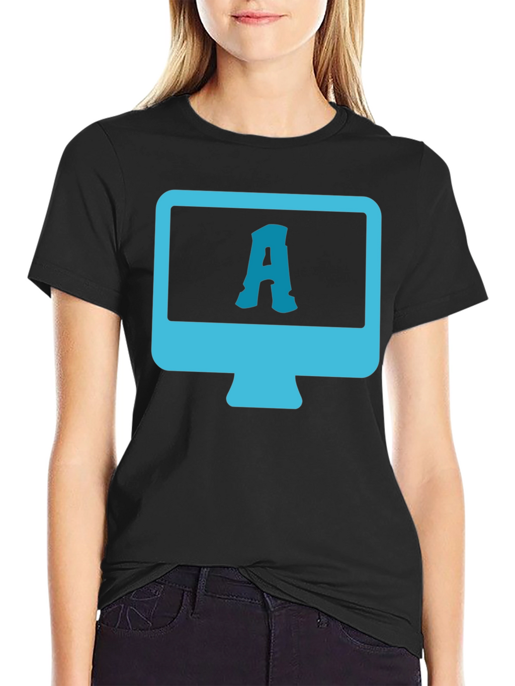 Techie Tee: Monitor with A
