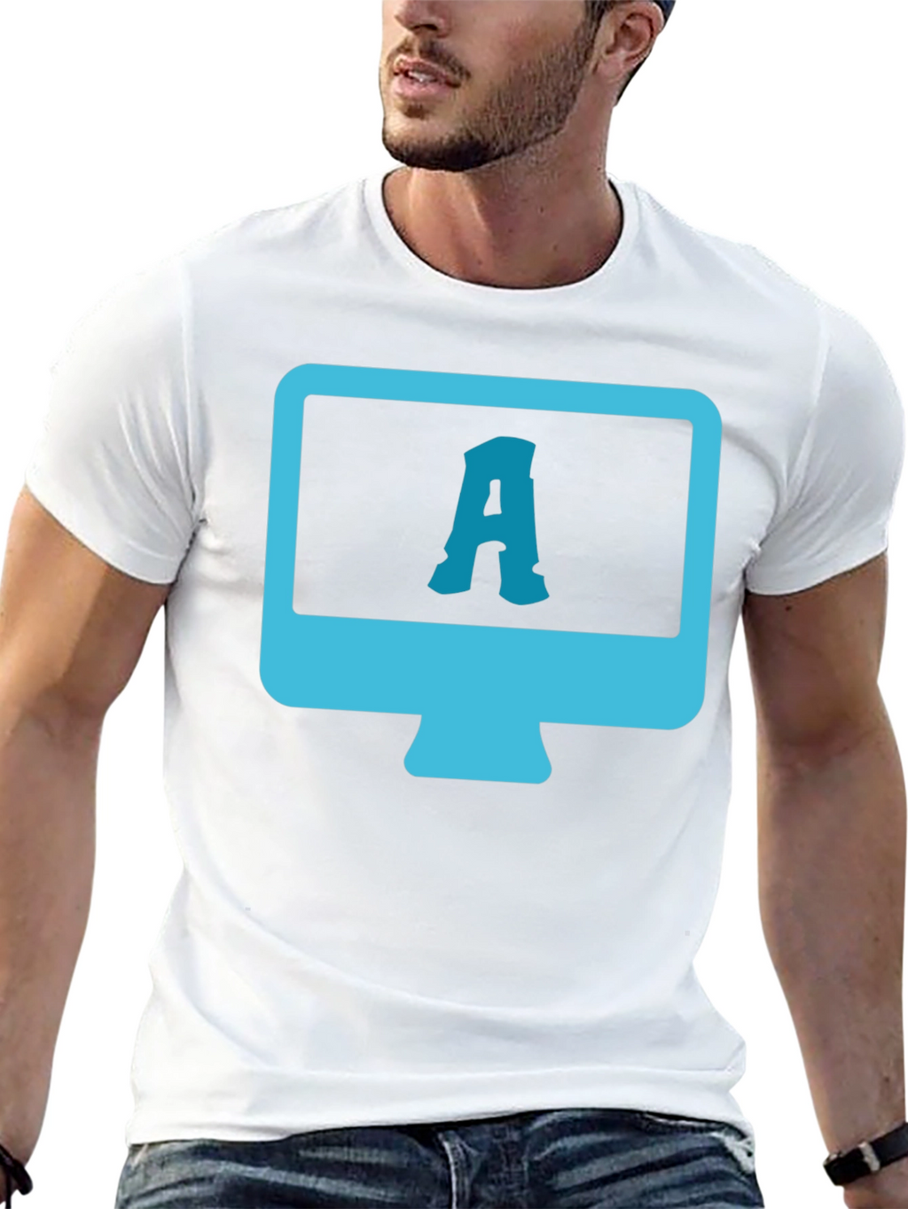Techie Tee: Monitor with A