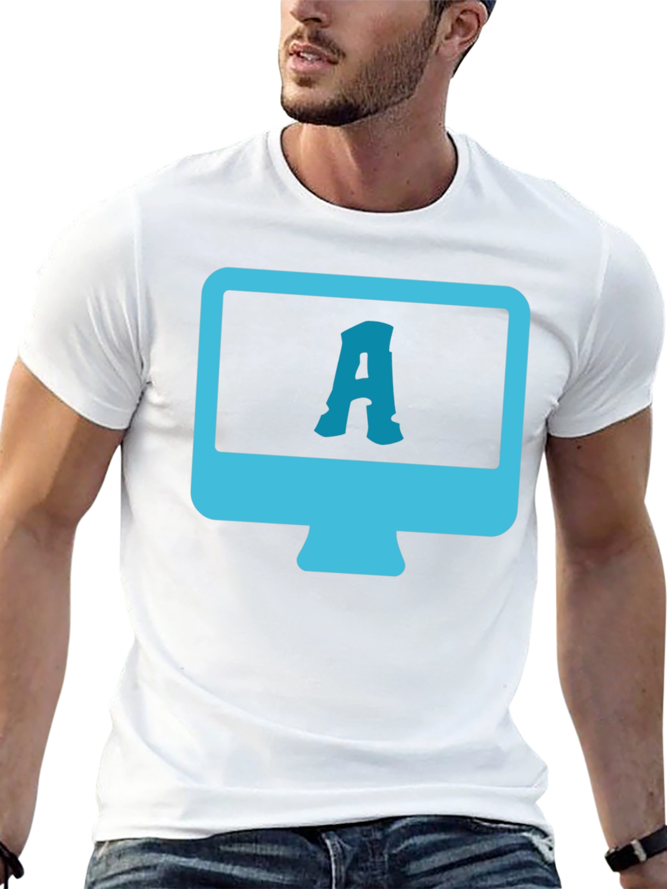Techie Tee: Monitor with A