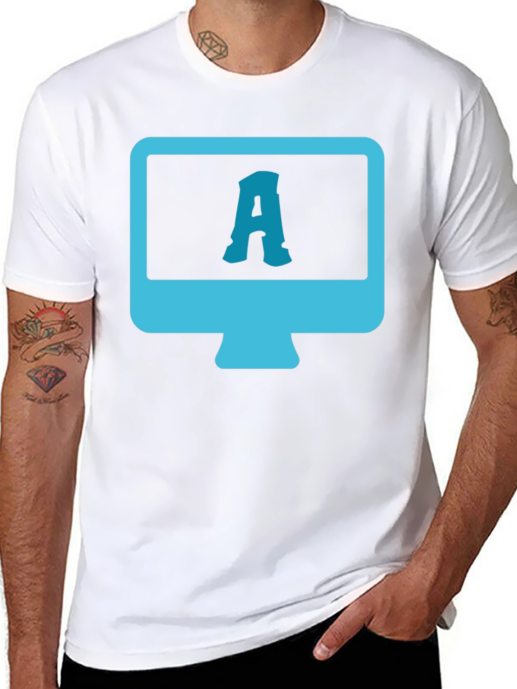 Techie Tee: Monitor with A
