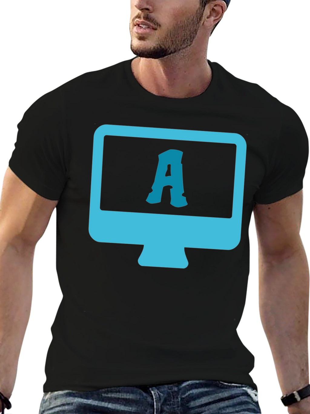 Techie Tee: Monitor with A