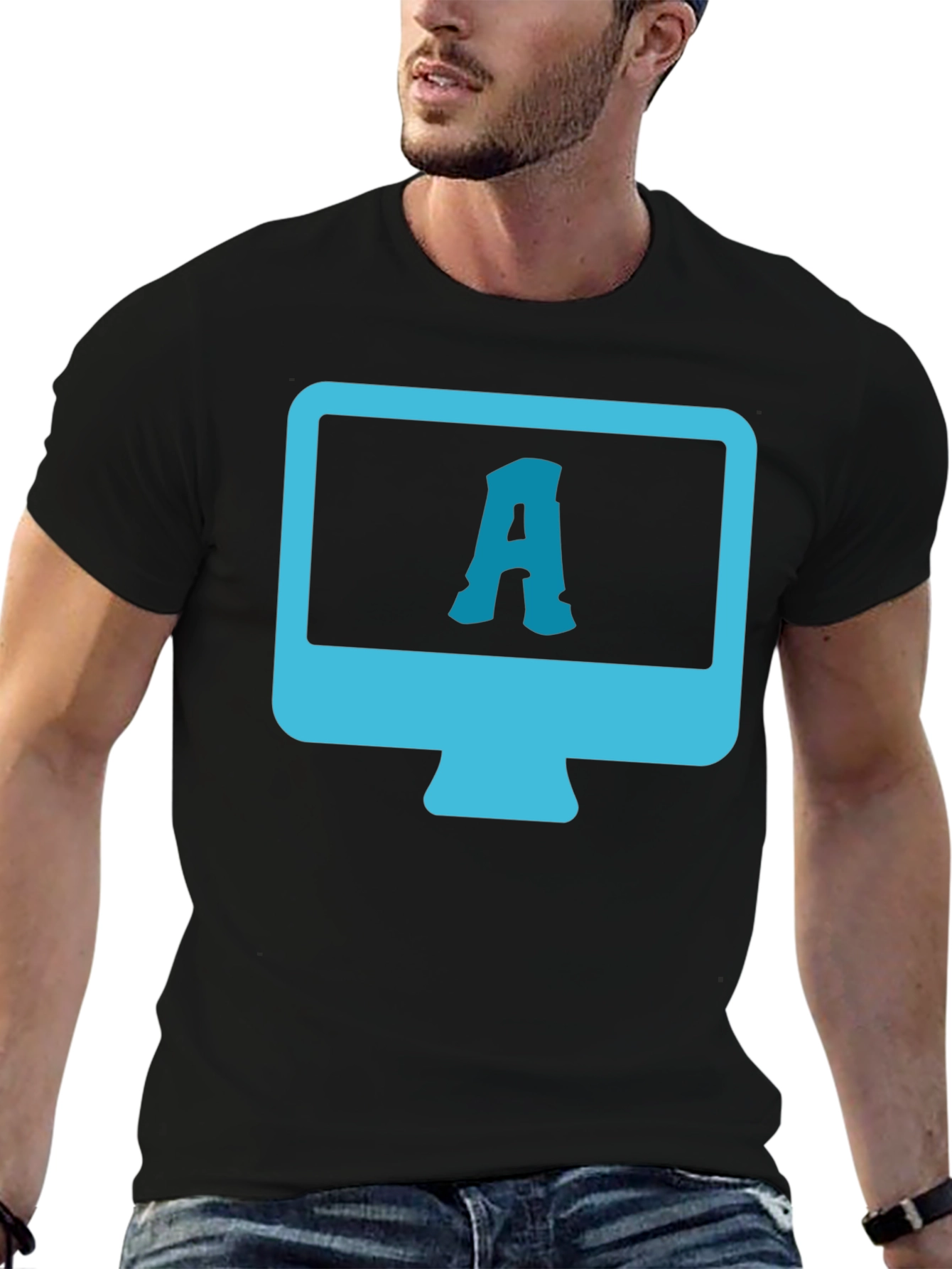 Techie Tee: Monitor with A