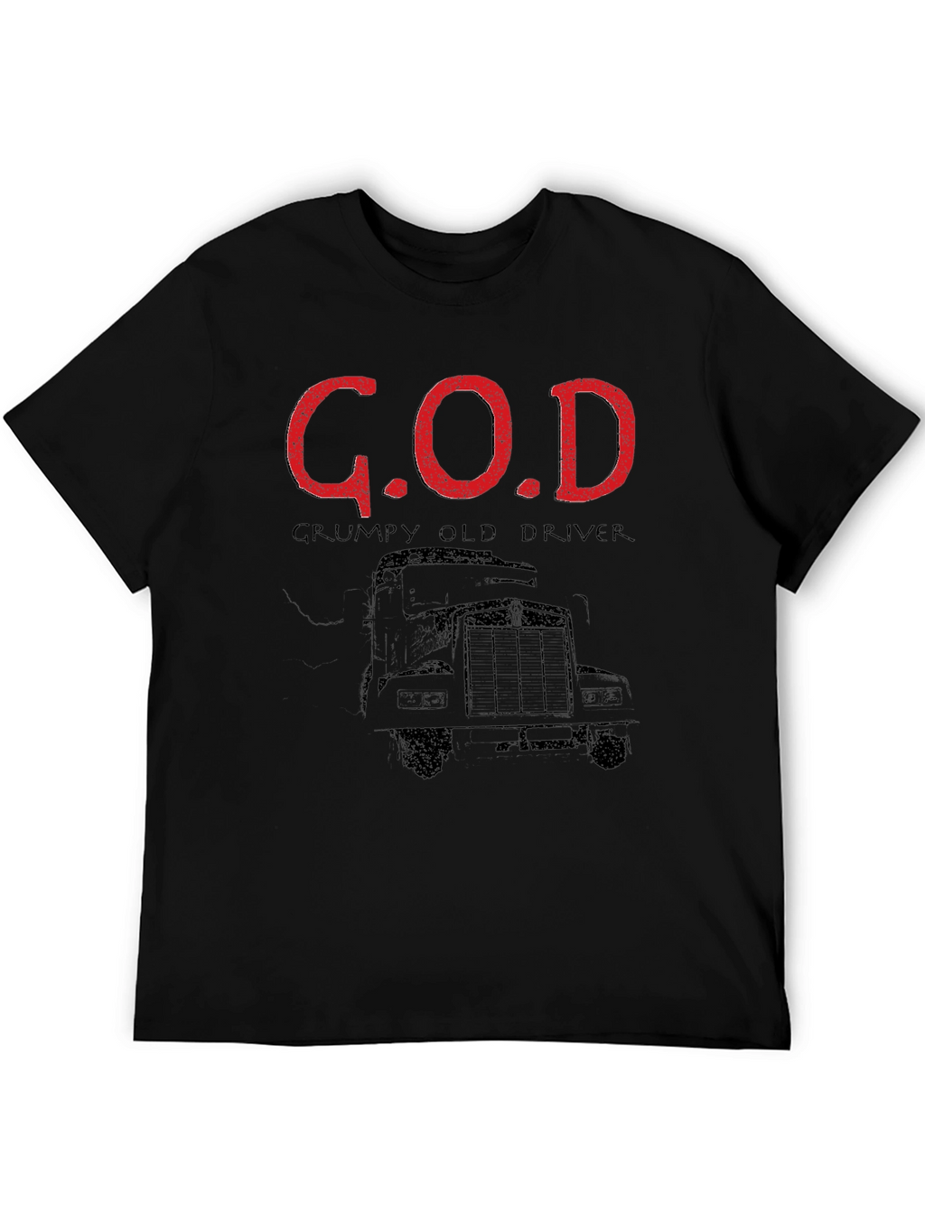G.O.D. Grumpy Old Driver T-Shirt - Black