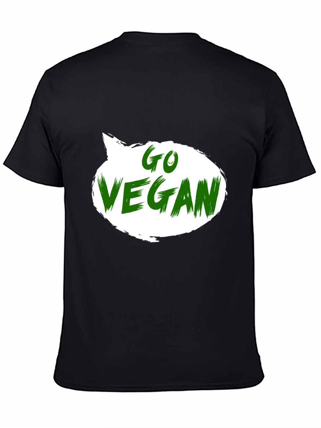 Go Vegan Black T-Shirt