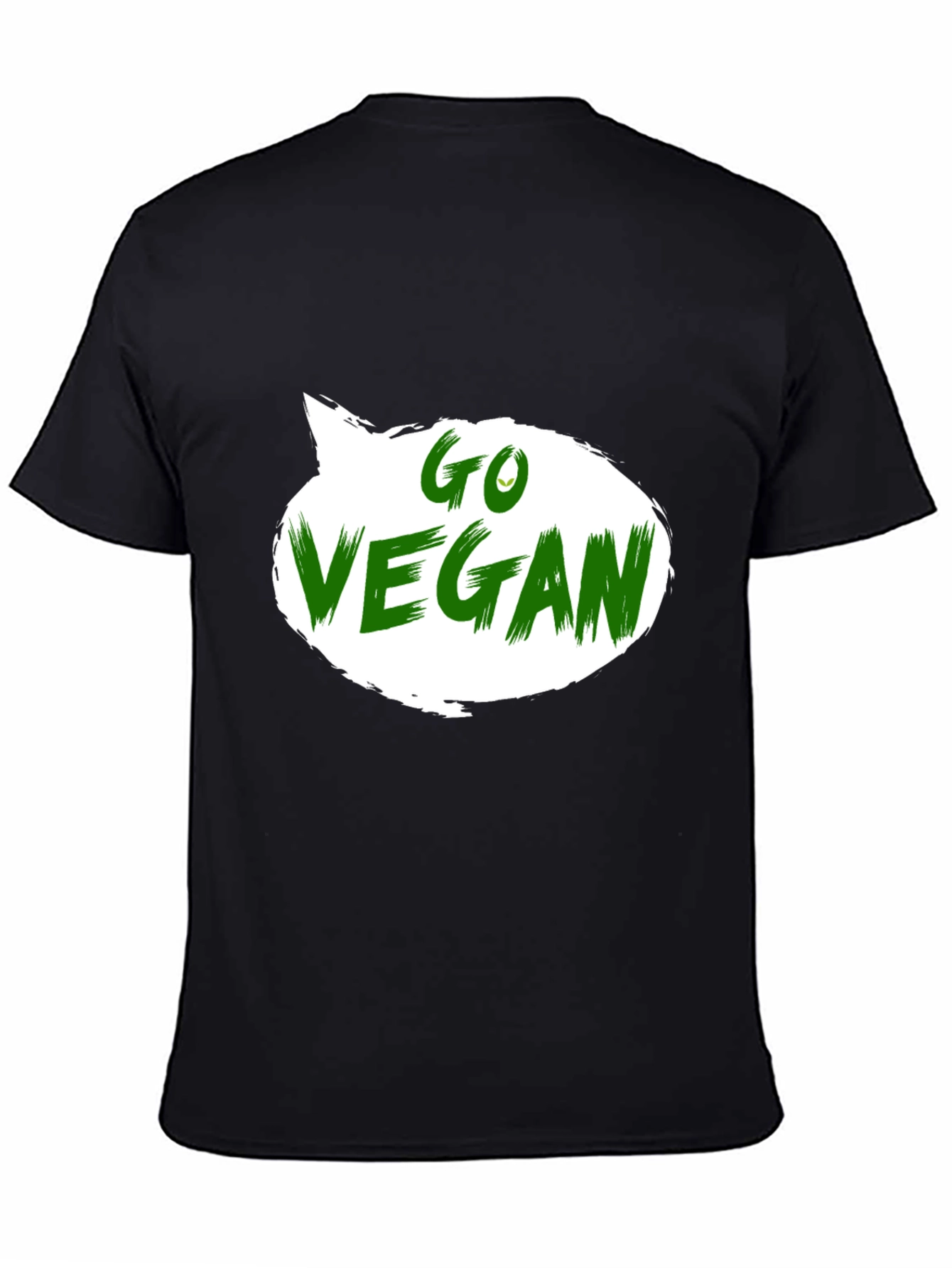 Go Vegan Black T-Shirt