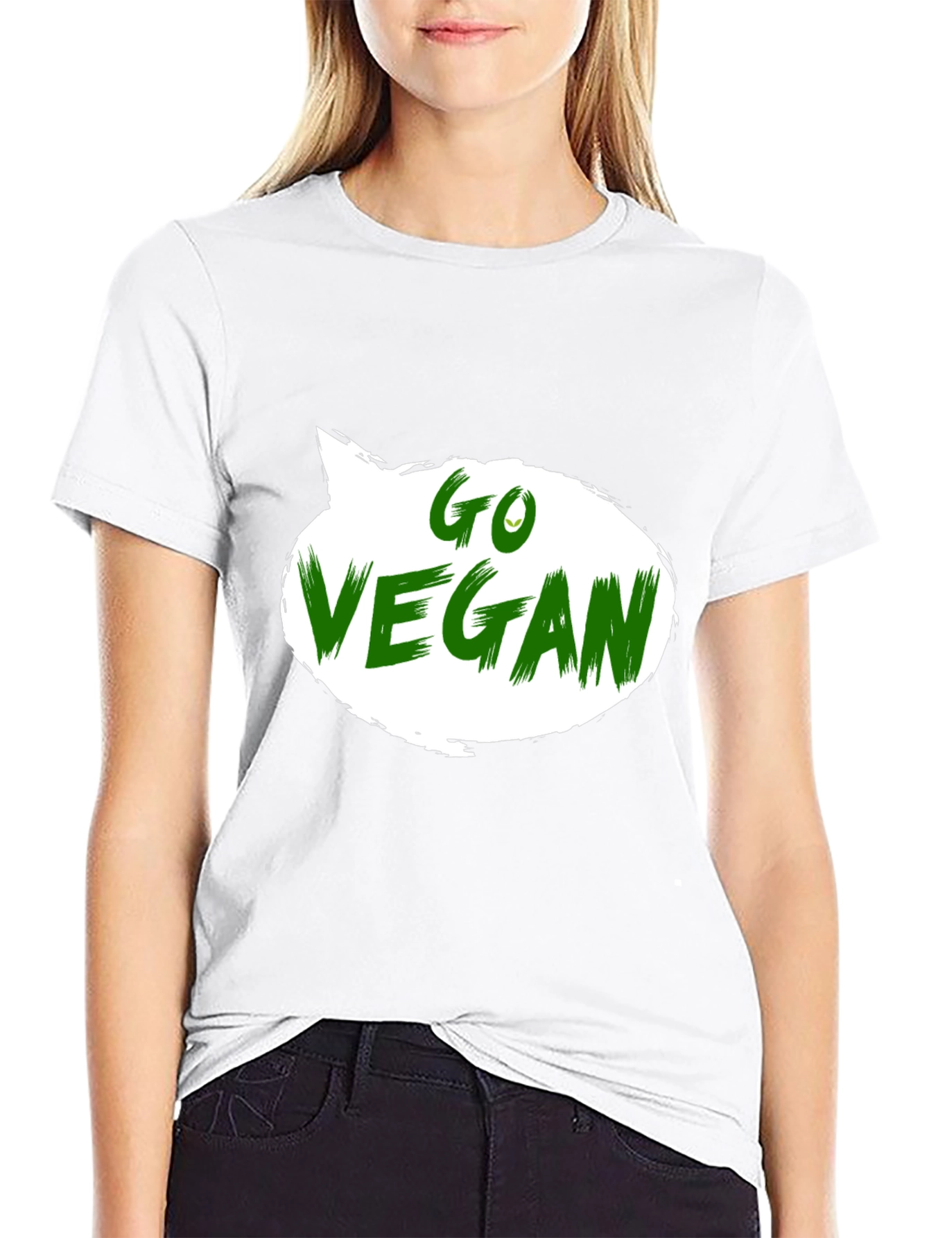 Go Vegan Black T-Shirt