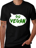 Go Vegan Black T-Shirt