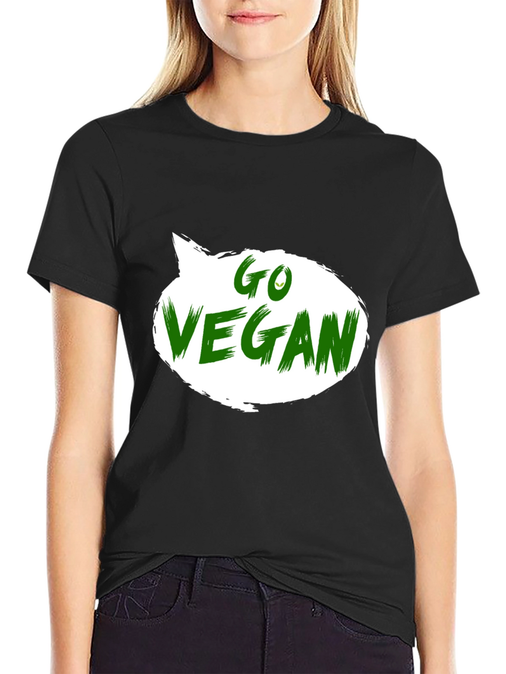 Go Vegan Black T-Shirt
