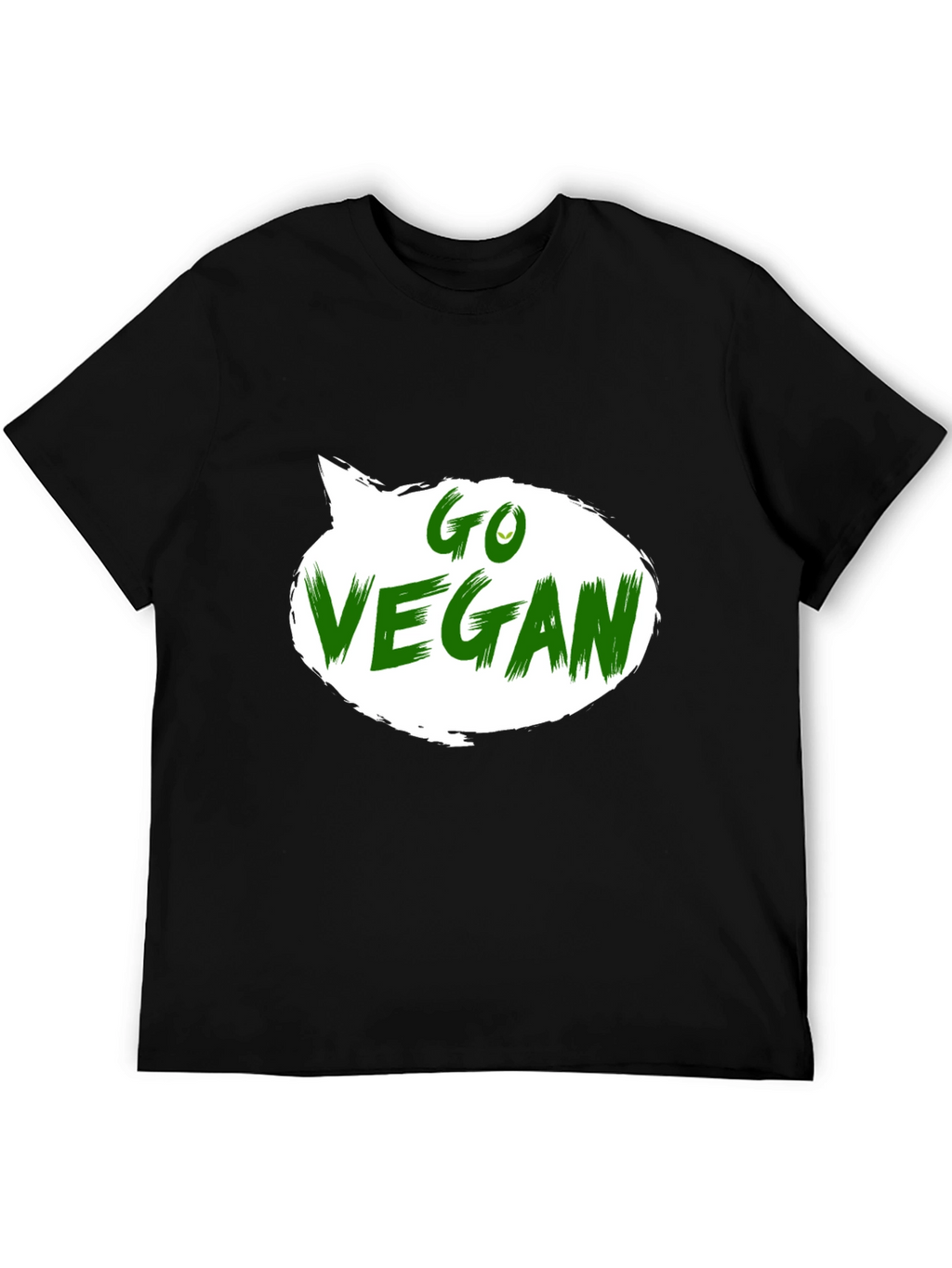 Go Vegan Black T-Shirt