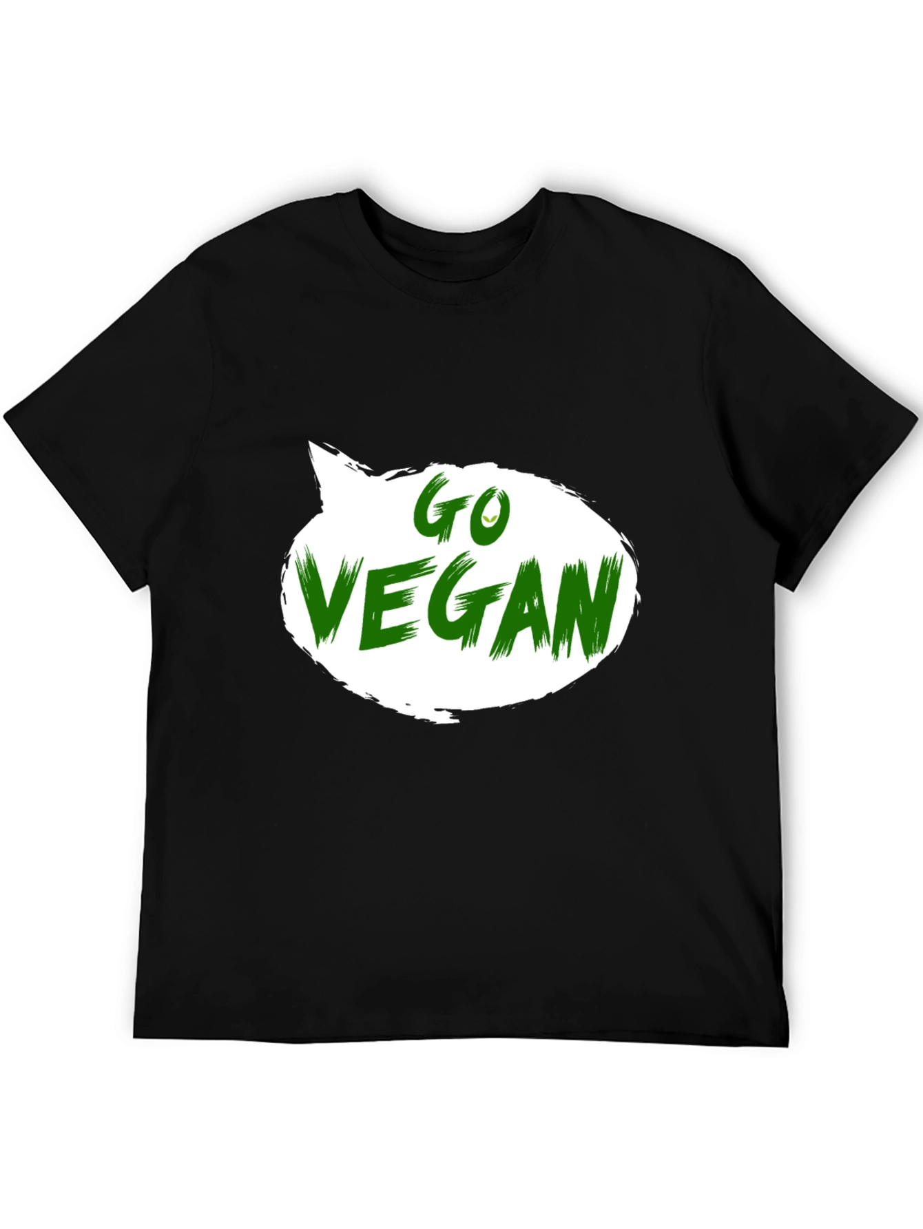 Go Vegan Black T-Shirt