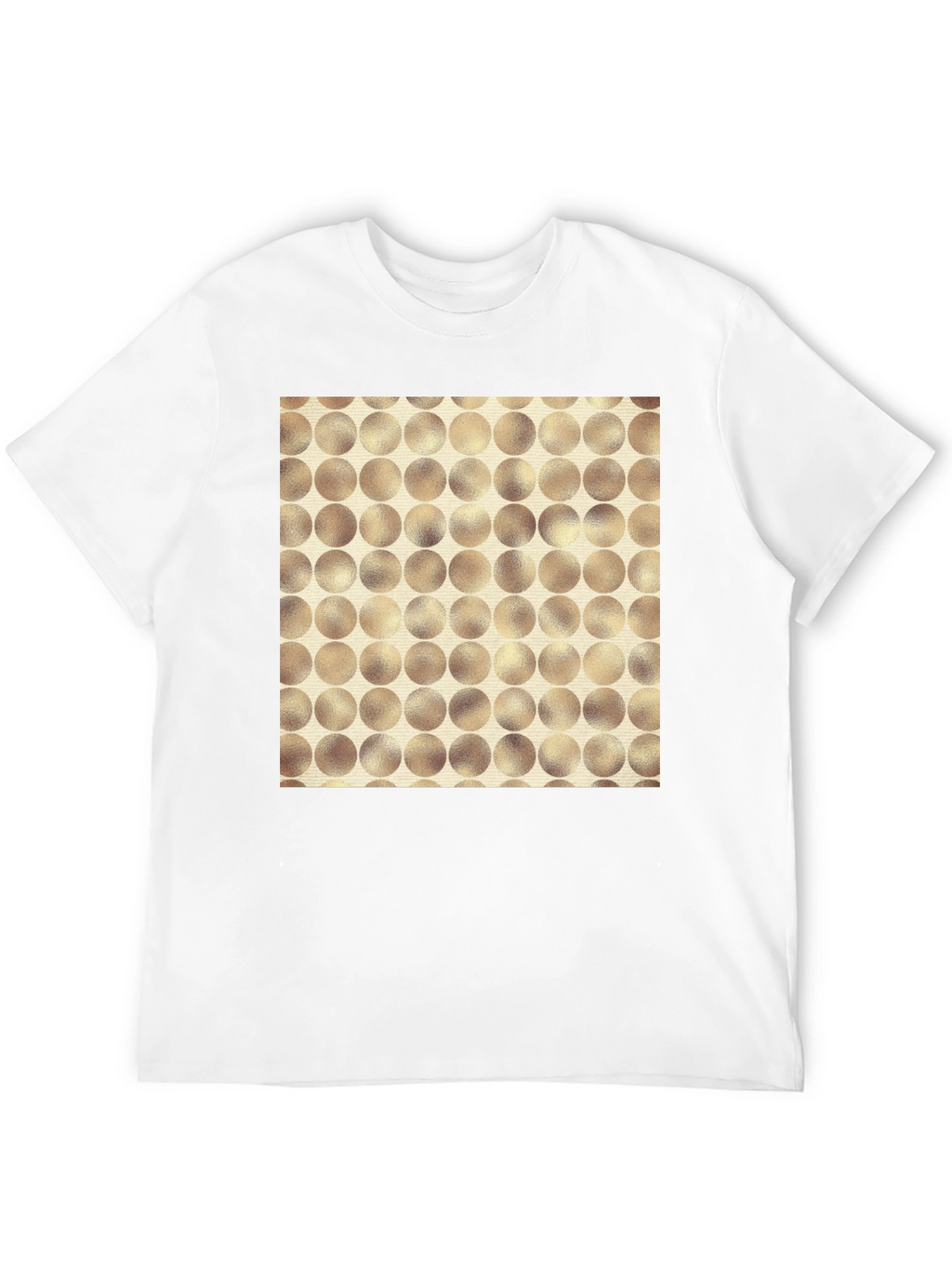 Modern Circle Pattern Tee - Stylish Casual Wear