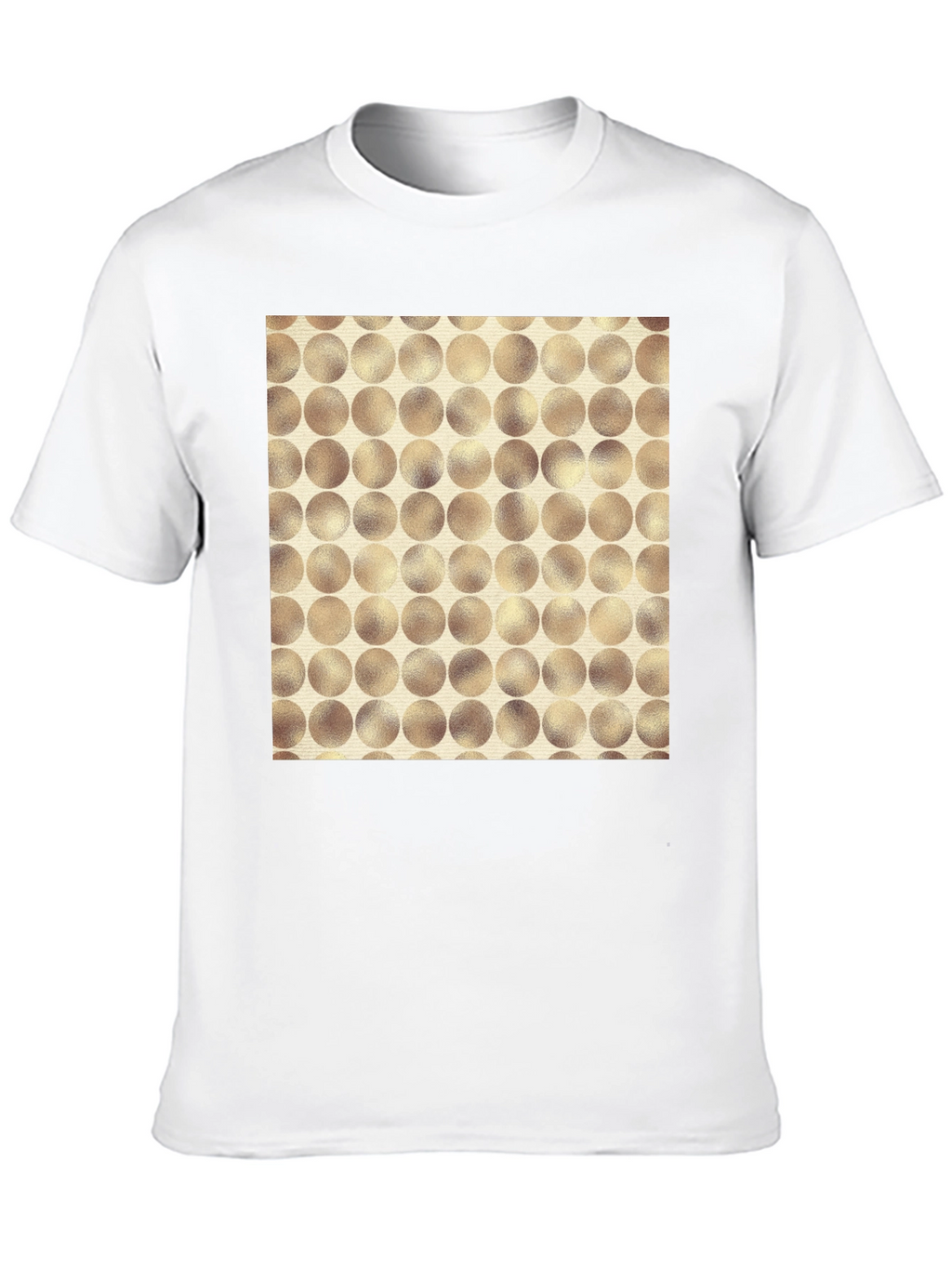 Modern Circle Pattern Tee - Stylish Casual Wear