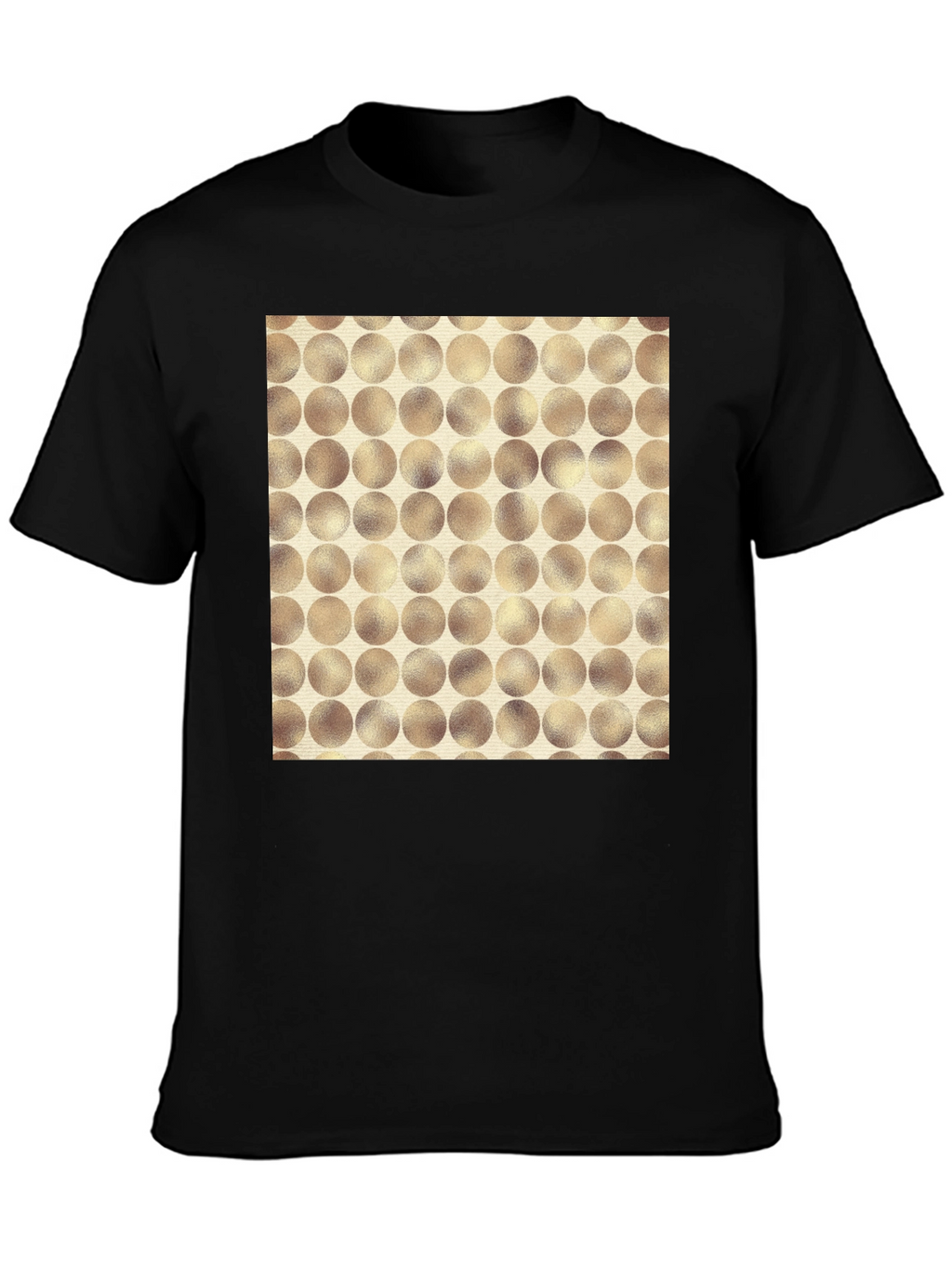 Modern Circle Pattern Tee - Stylish Casual Wear