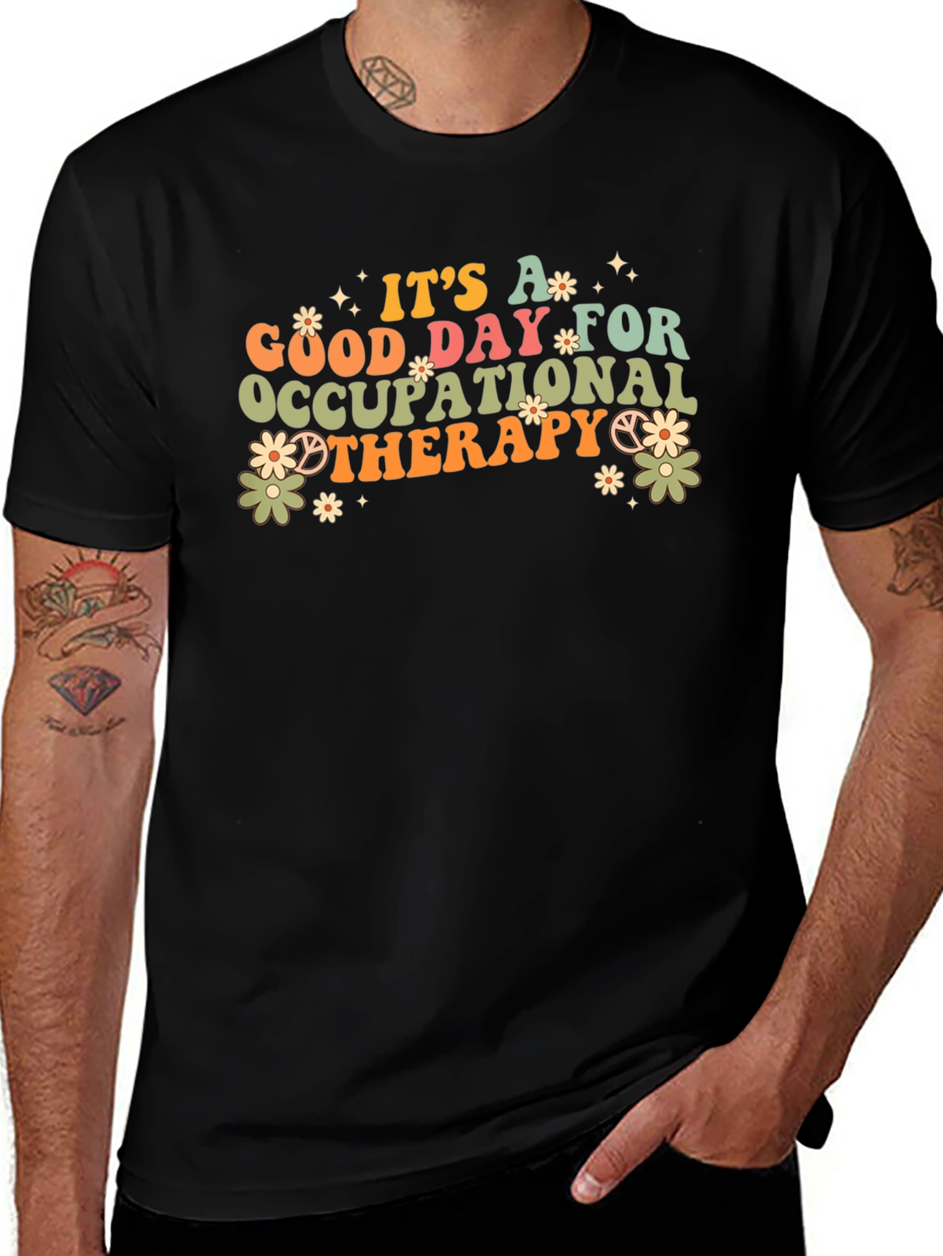 Occupational Therapy Retro Graphic T-Shirt