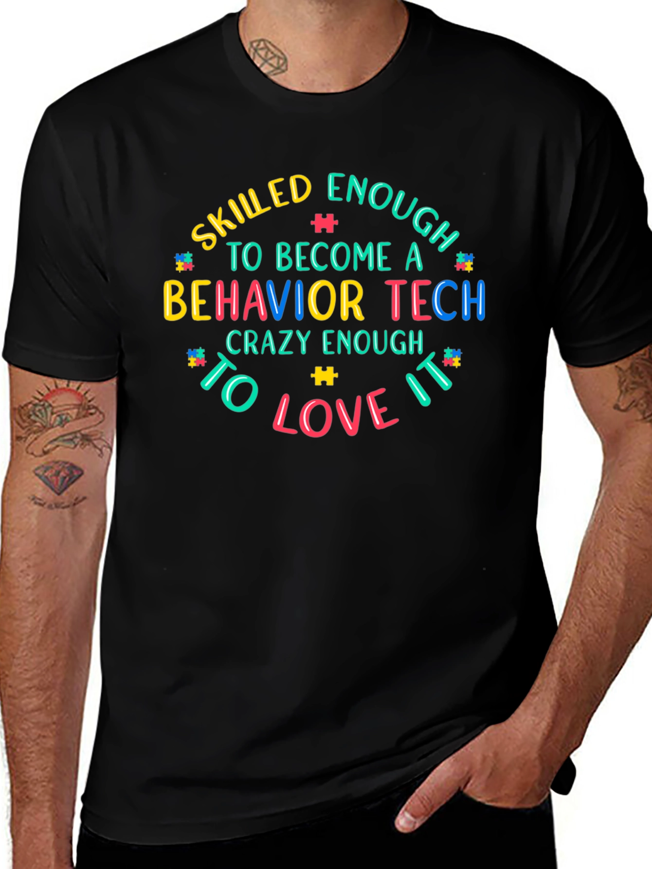 Behavior Tech Autism Awareness T-Shirt
