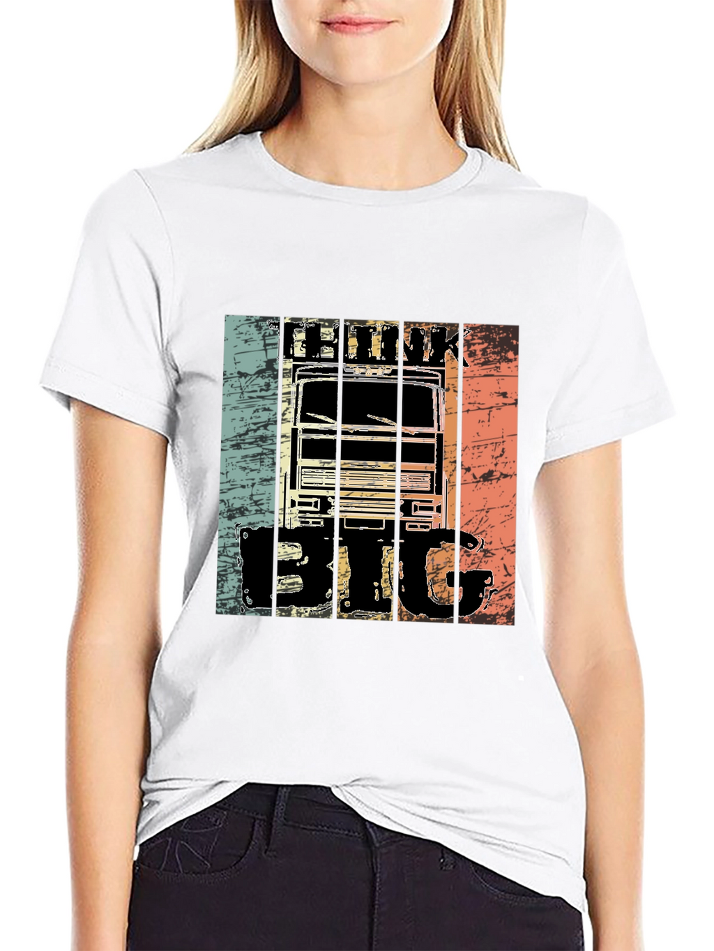 Think Big Truck Graphic T-Shirt