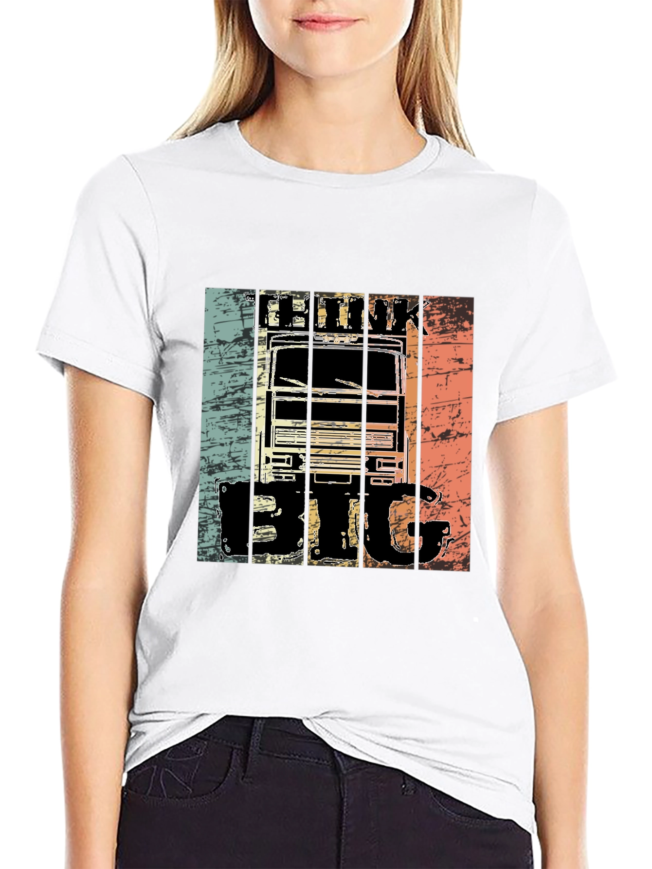 Think Big Truck Graphic T-Shirt