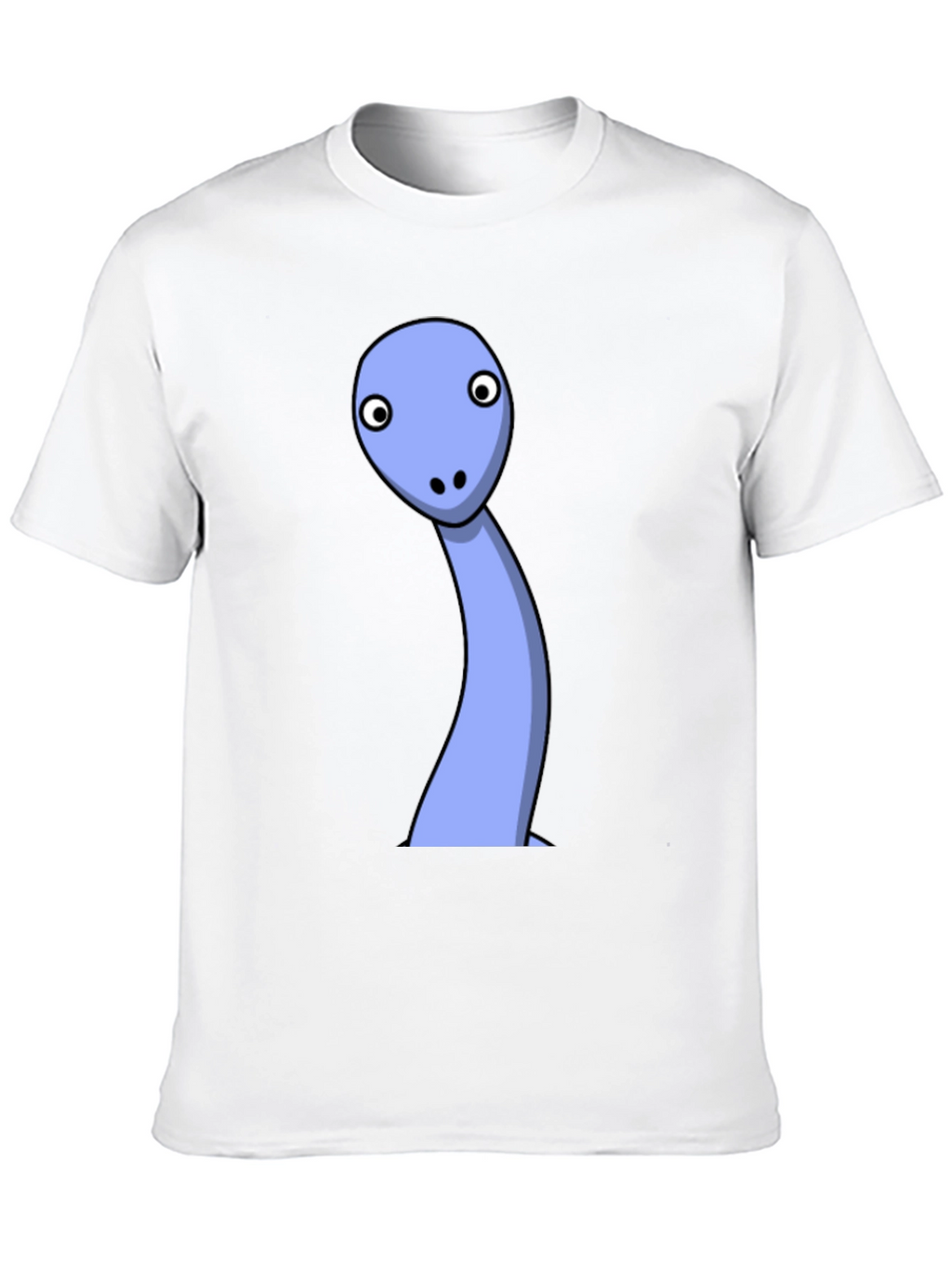Cartoon Dinosaur Black T-Shirt