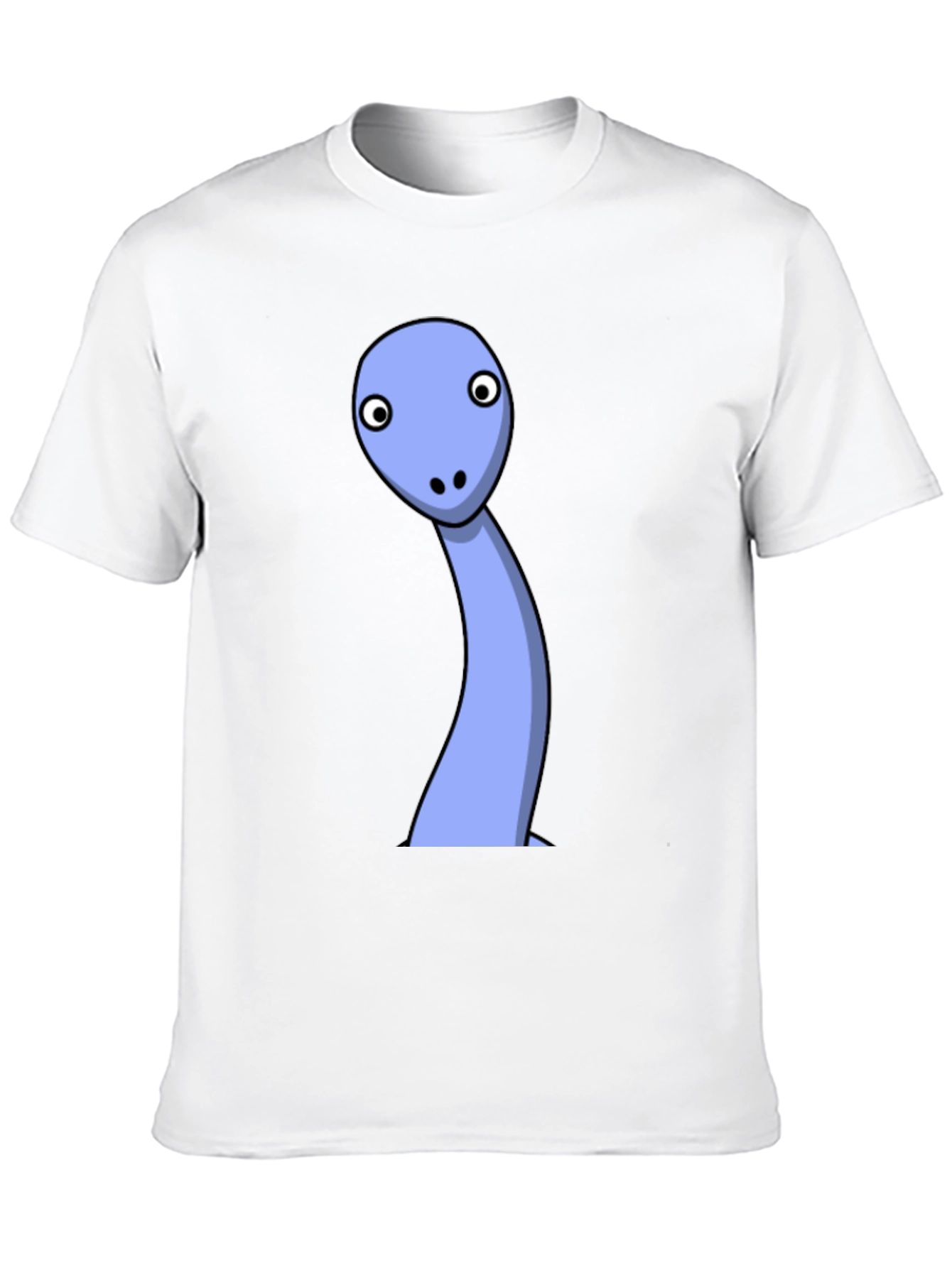 Cartoon Dinosaur Black T-Shirt