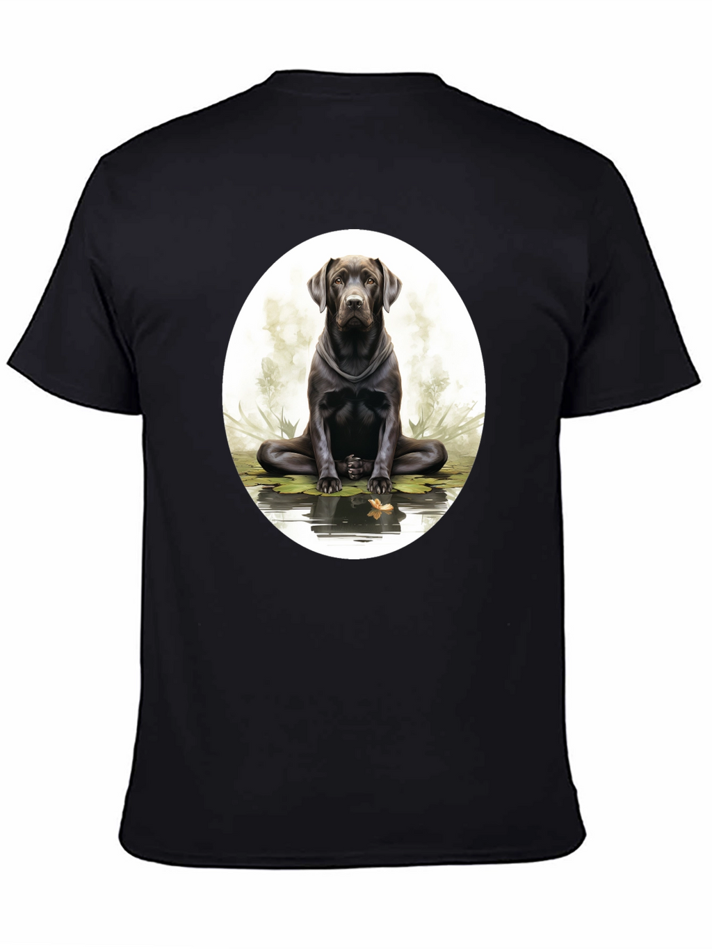 Zen Labrador Black T-Shirt
