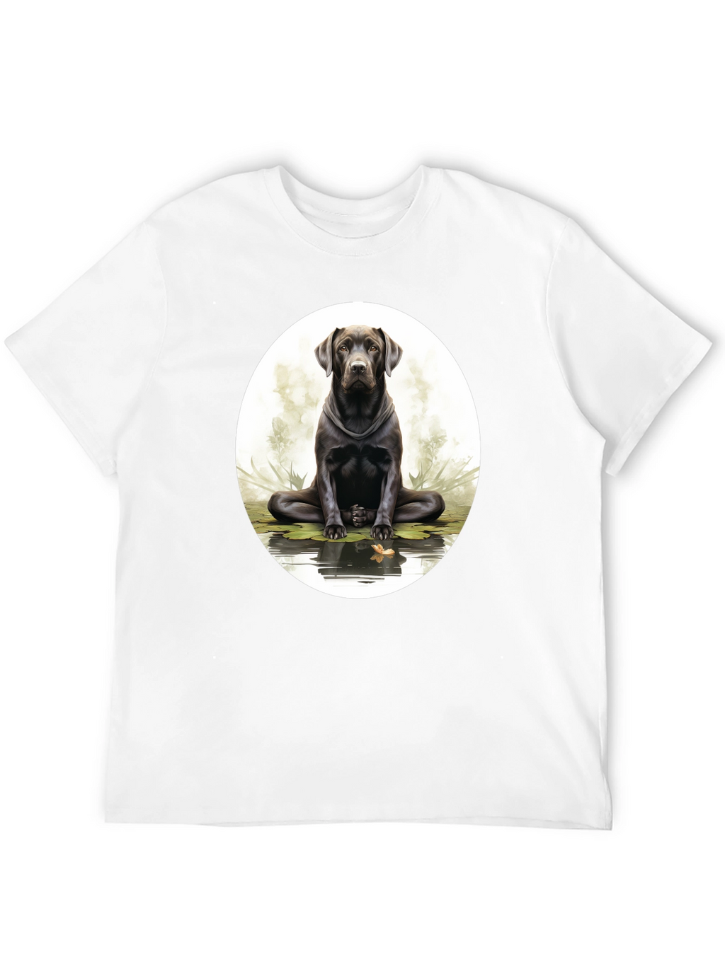 Zen Labrador Black T-Shirt