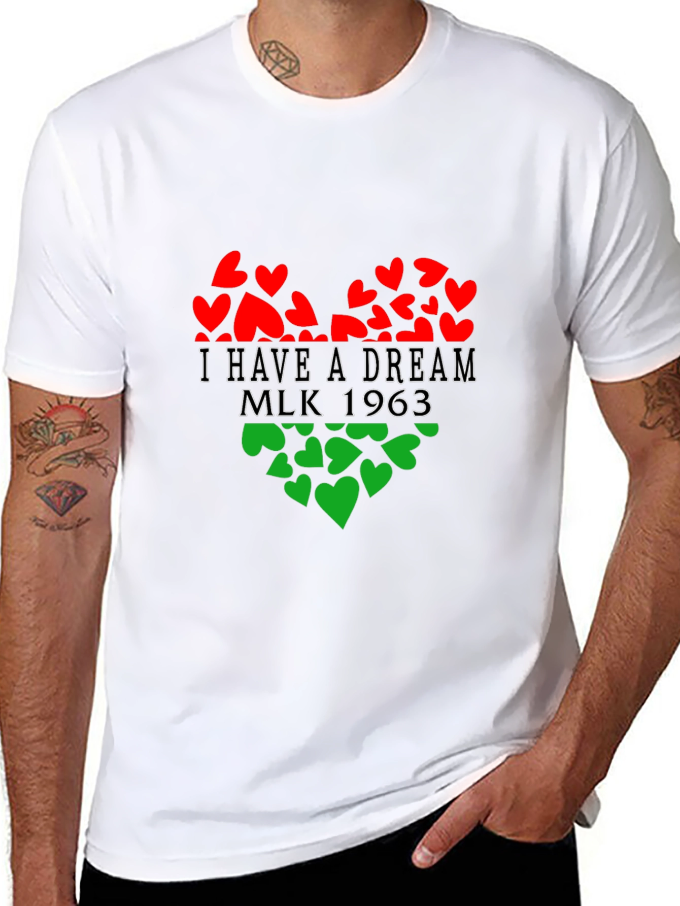 I Have a Dream MLK 1963 Heart T-Shirt