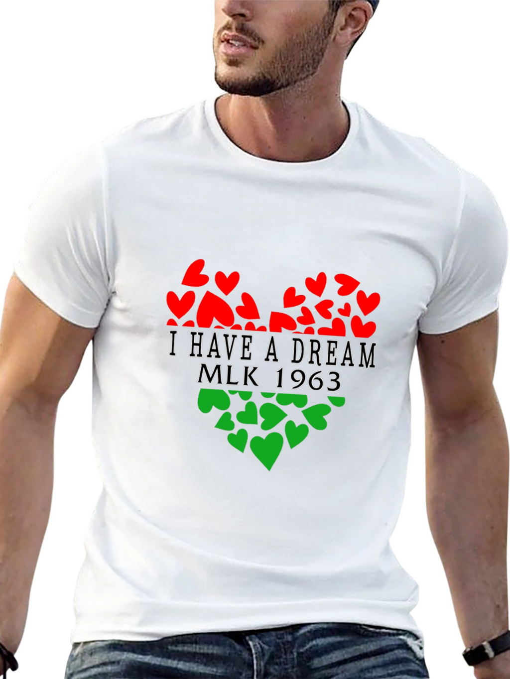 I Have a Dream MLK 1963 Heart T-Shirt