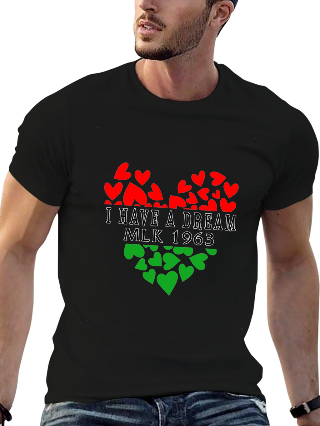 I Have a Dream MLK 1963 Heart T-Shirt