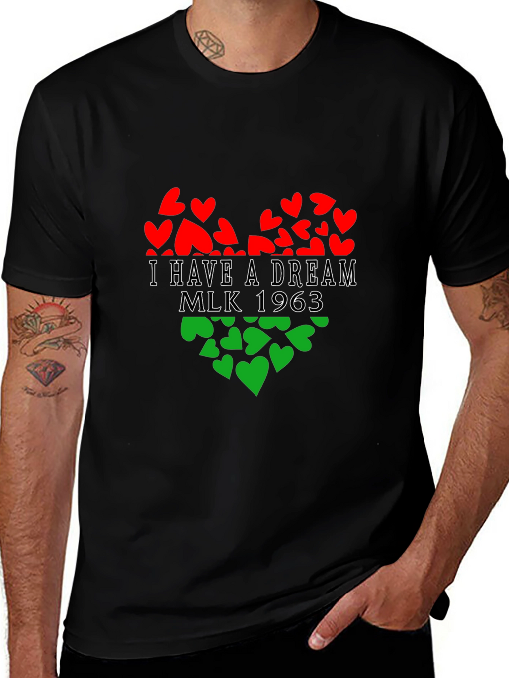 I Have a Dream MLK 1963 Heart T-Shirt