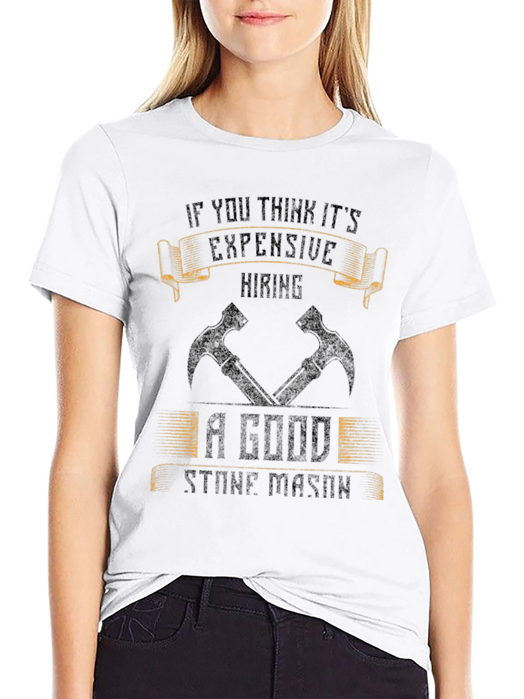 Stone Mason Tee - Funny Construction Worker Shirt