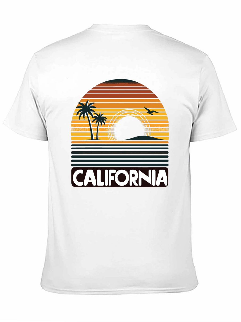 California Sunset Palm Tree T-Shirt