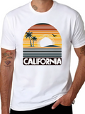 California Sunset Palm Tree T-Shirt