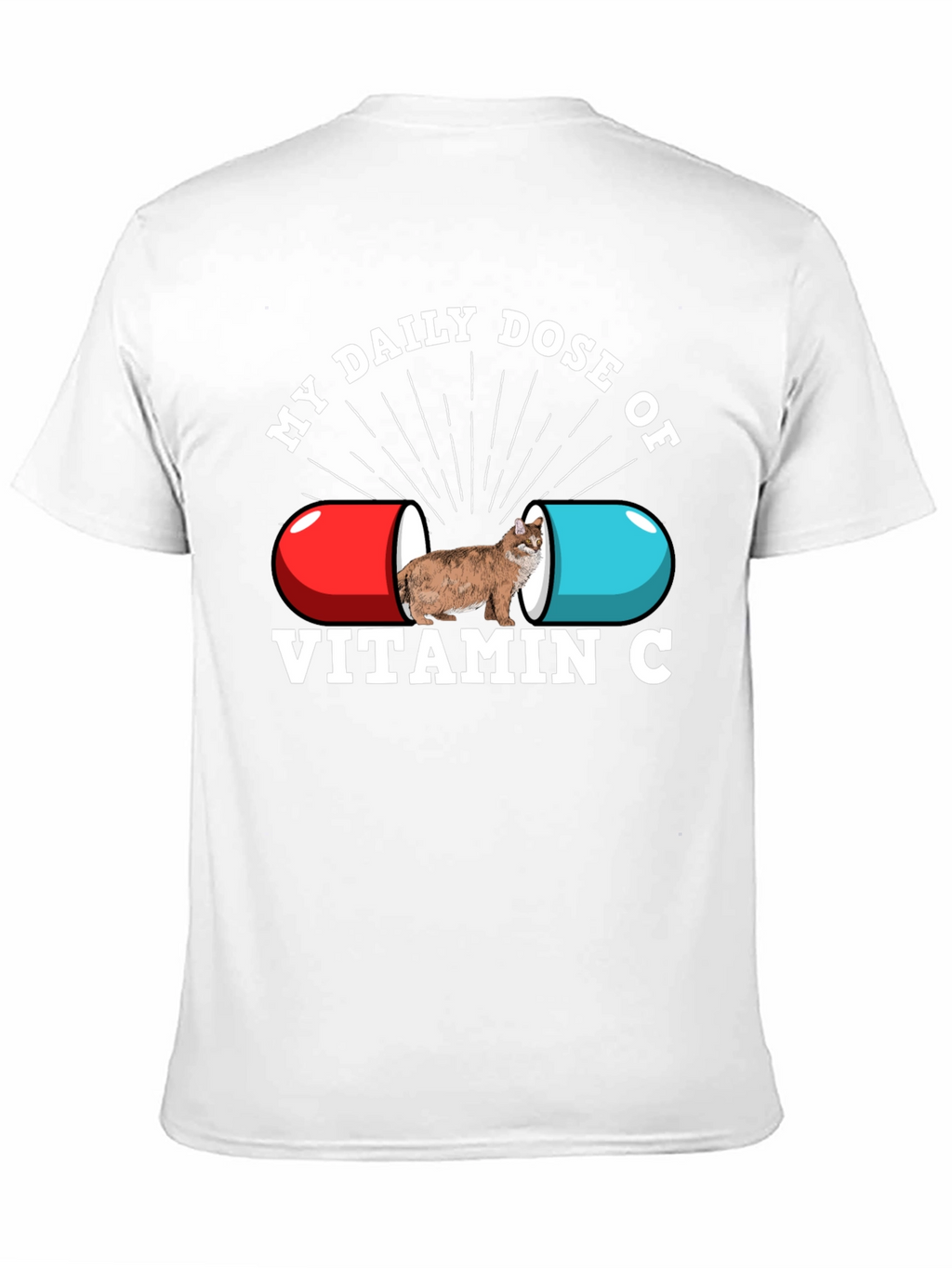 Vitamin C Cat T-Shirt - Daily Dose Graphic Tee