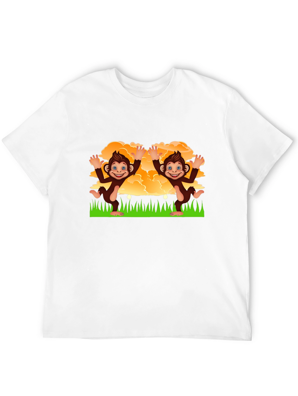 Playful Monkey Graphic T-Shirt - Fun & Unique Design