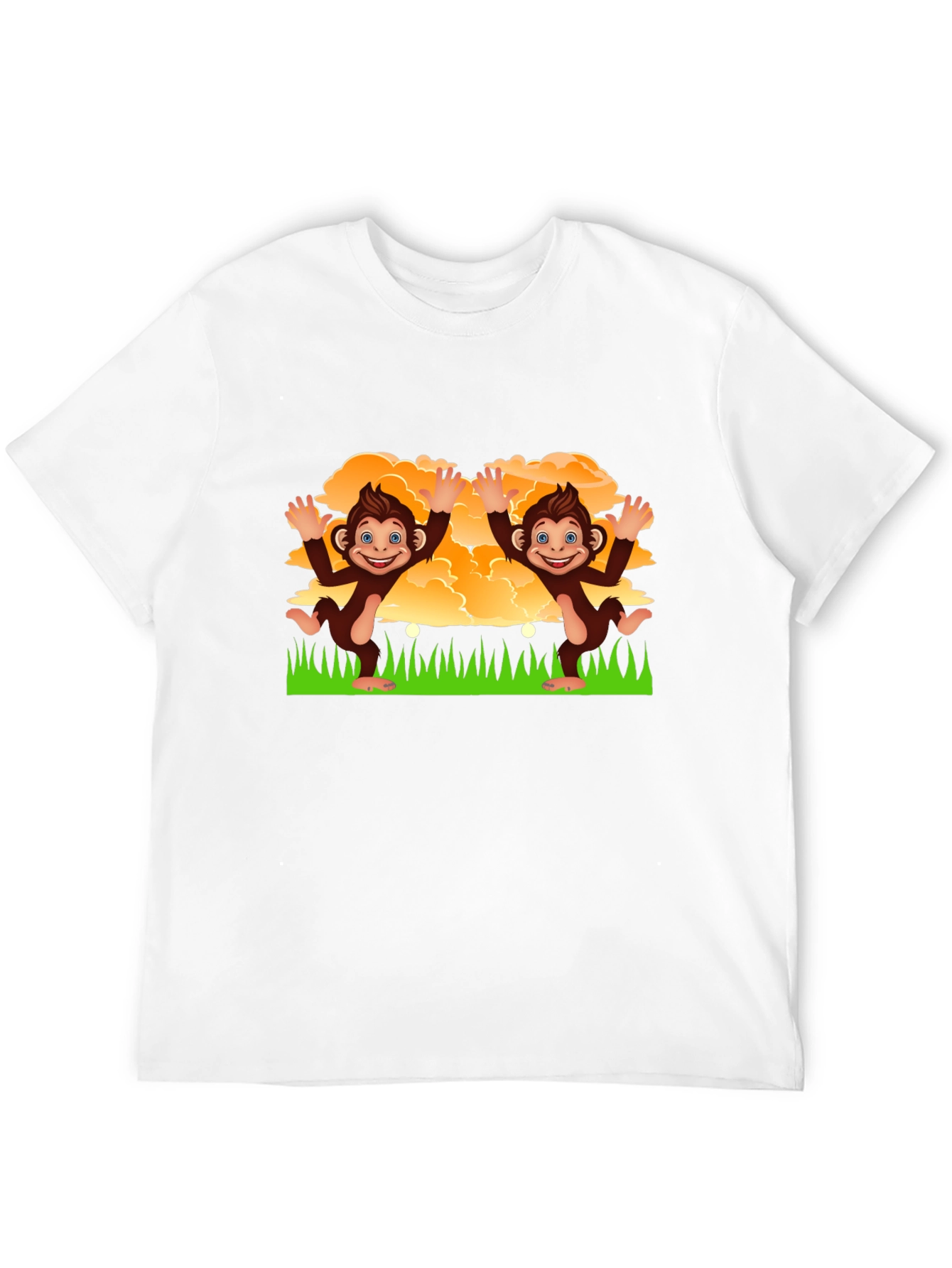 Playful Monkey Graphic T-Shirt - Fun & Unique Design