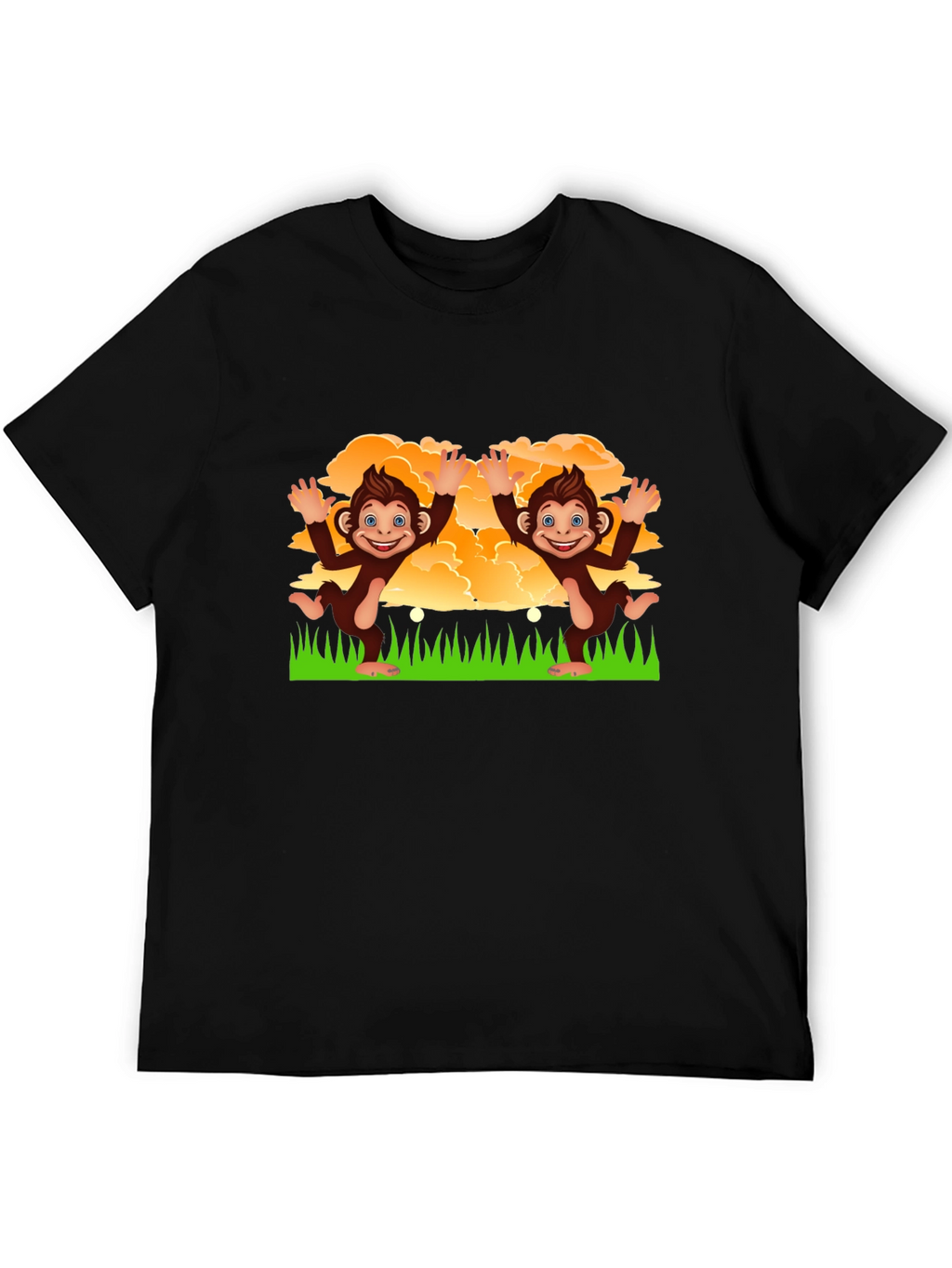 Playful Monkey Graphic T-Shirt - Fun & Unique Design