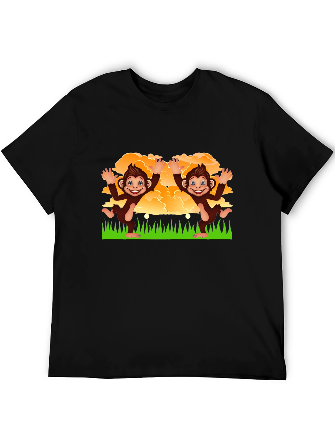 Playful Monkey Graphic T-Shirt - Fun & Unique Design