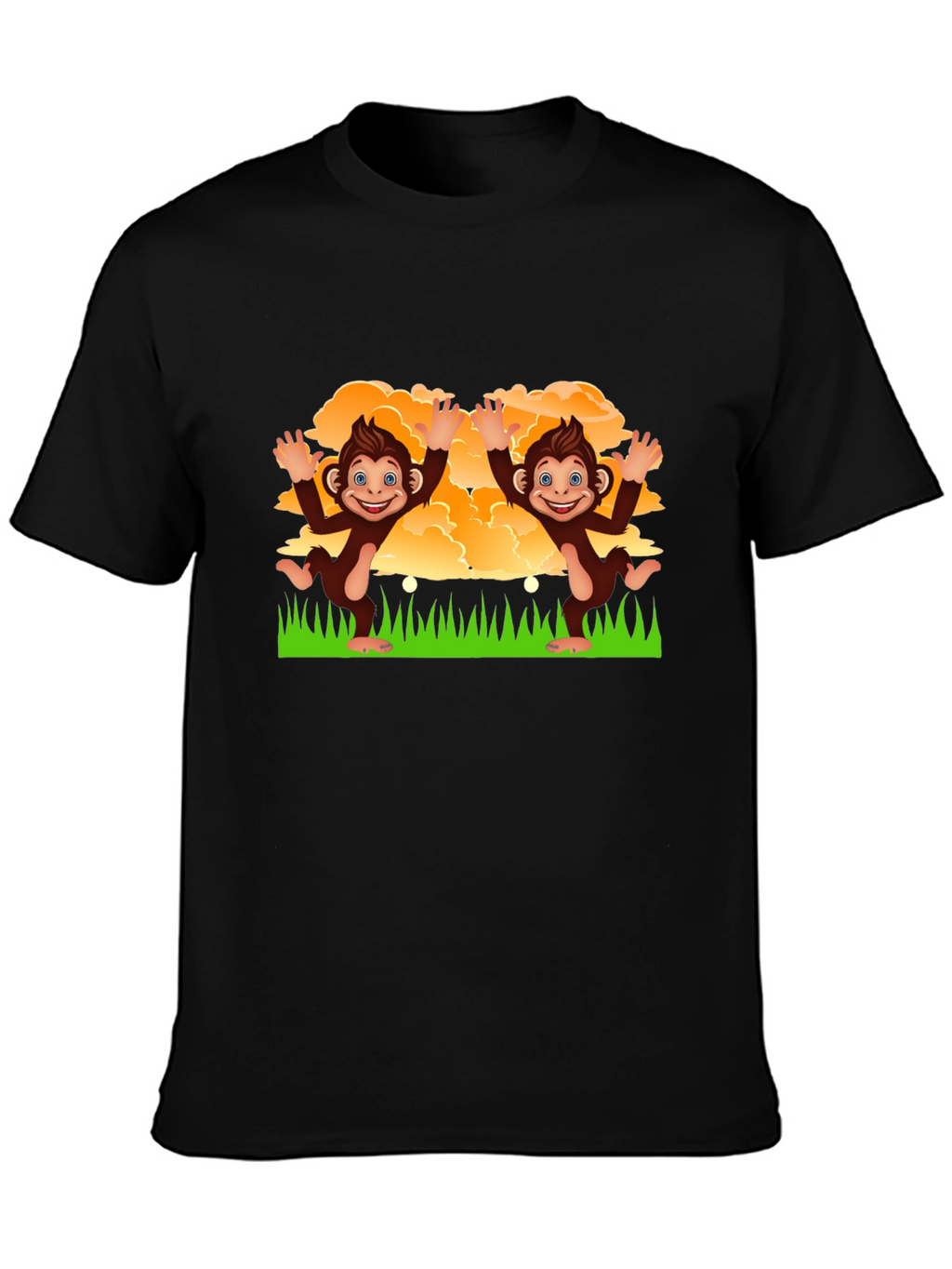 Playful Monkey Graphic T-Shirt - Fun & Unique Design