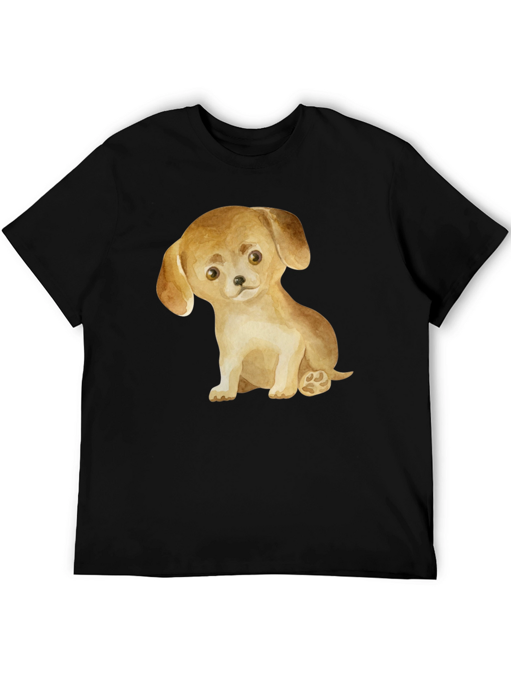 Cute Puppy Dog Graphic T-Shirt - Unisex Casual Tee