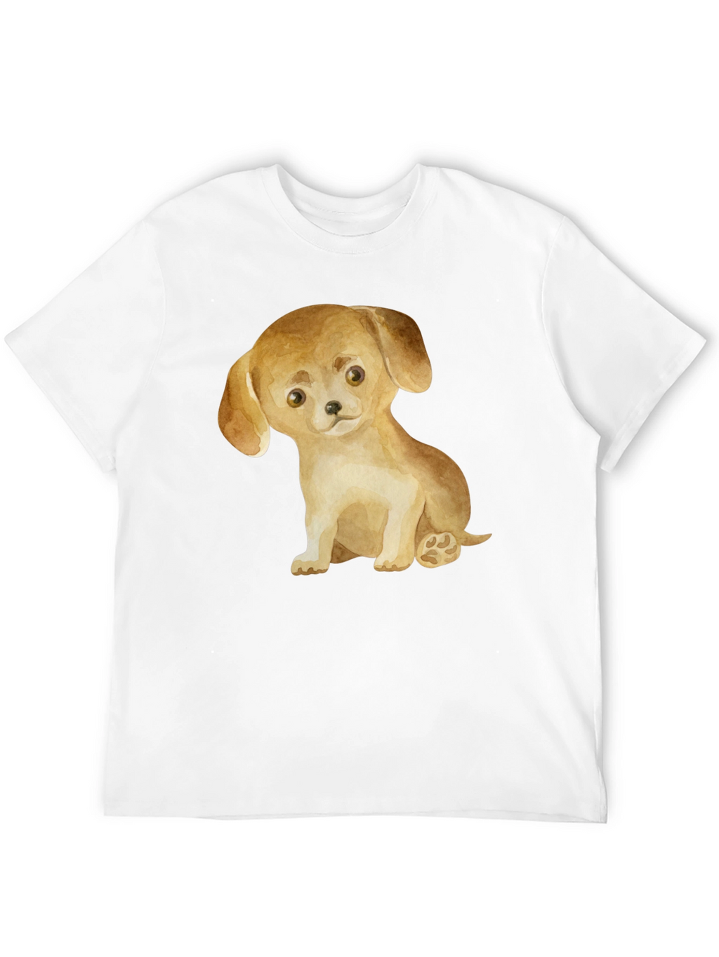 Cute Puppy Dog Graphic T-Shirt - Unisex Casual Tee