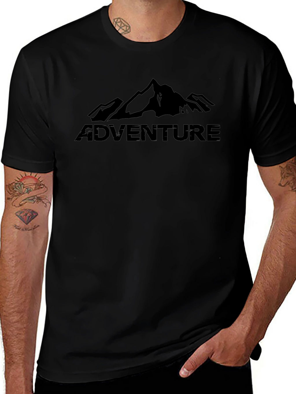 Adventure Graphic Tee - Mountain Design