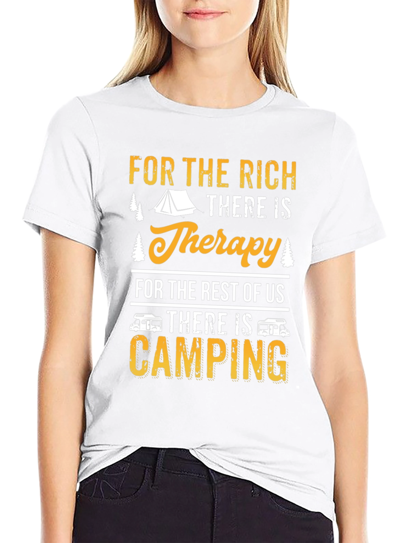 Camping Therapy Graphic Tee