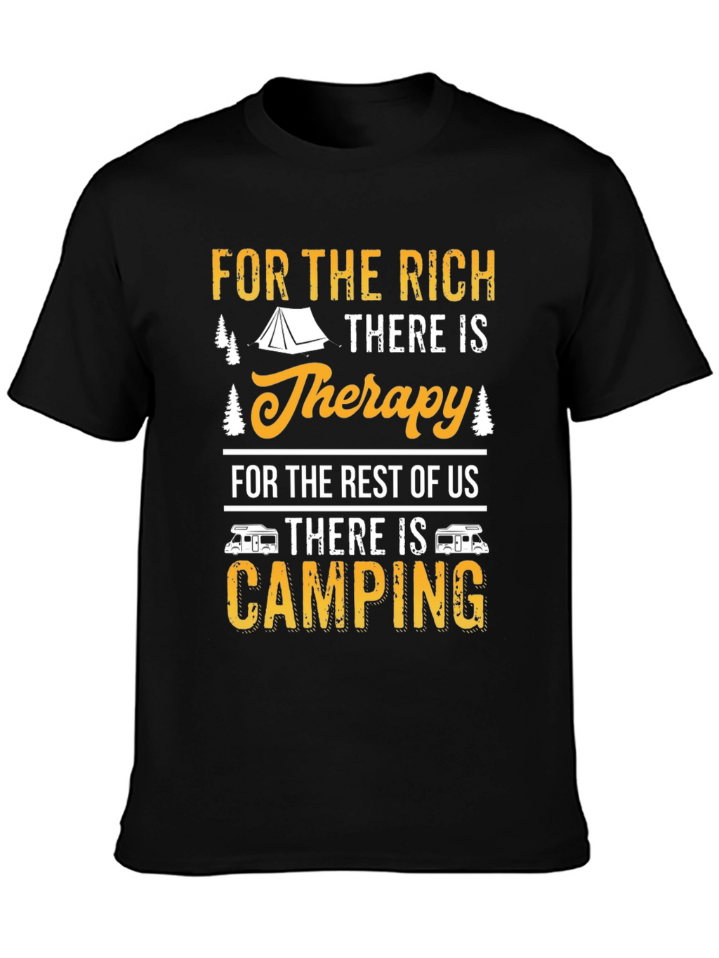 Camping Therapy Graphic Tee