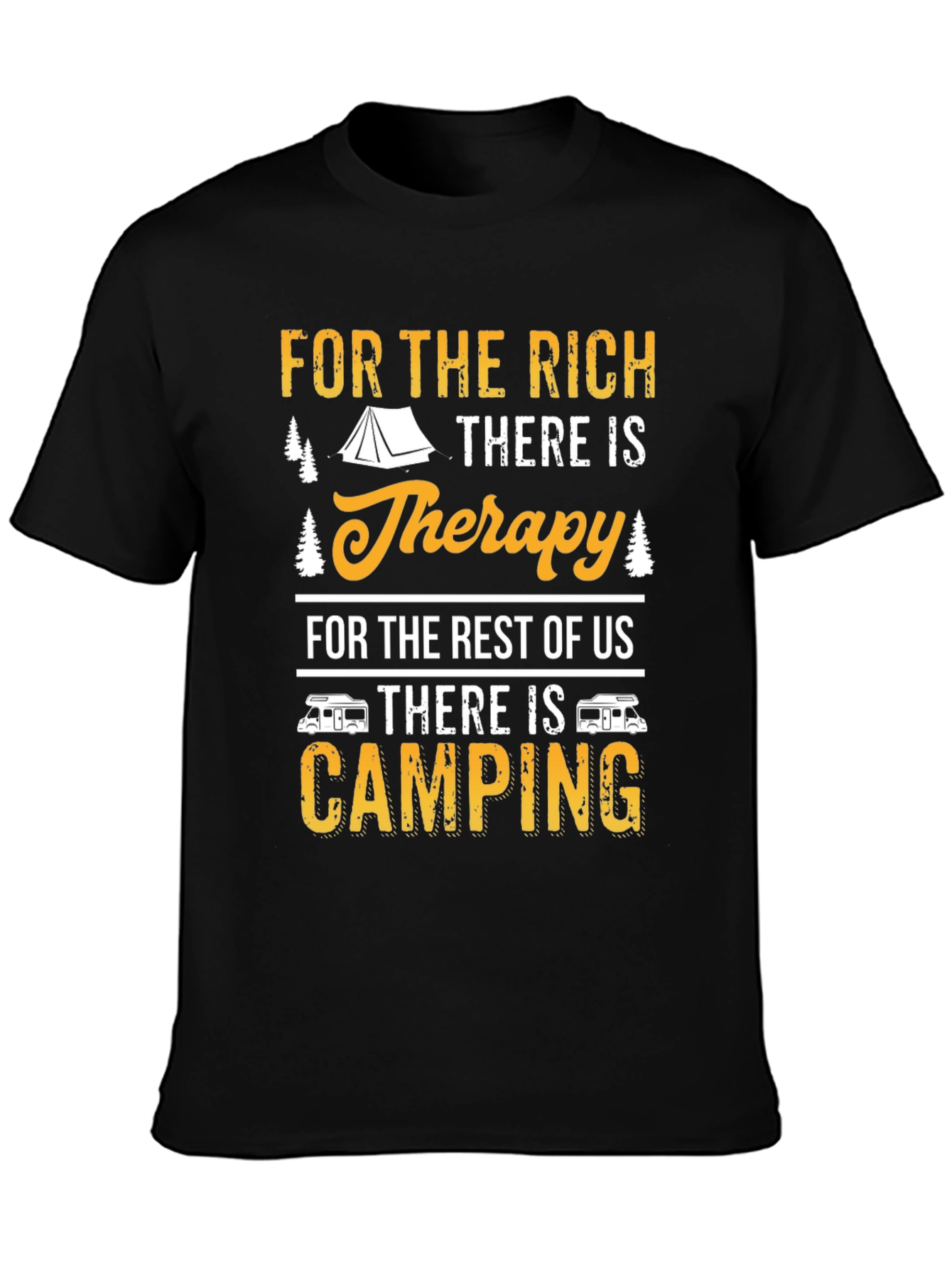Camping Therapy Graphic Tee