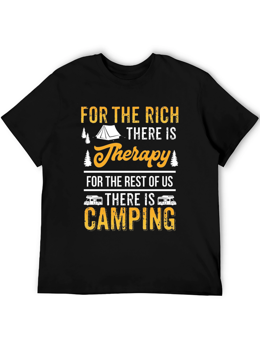 Camping Therapy Graphic Tee