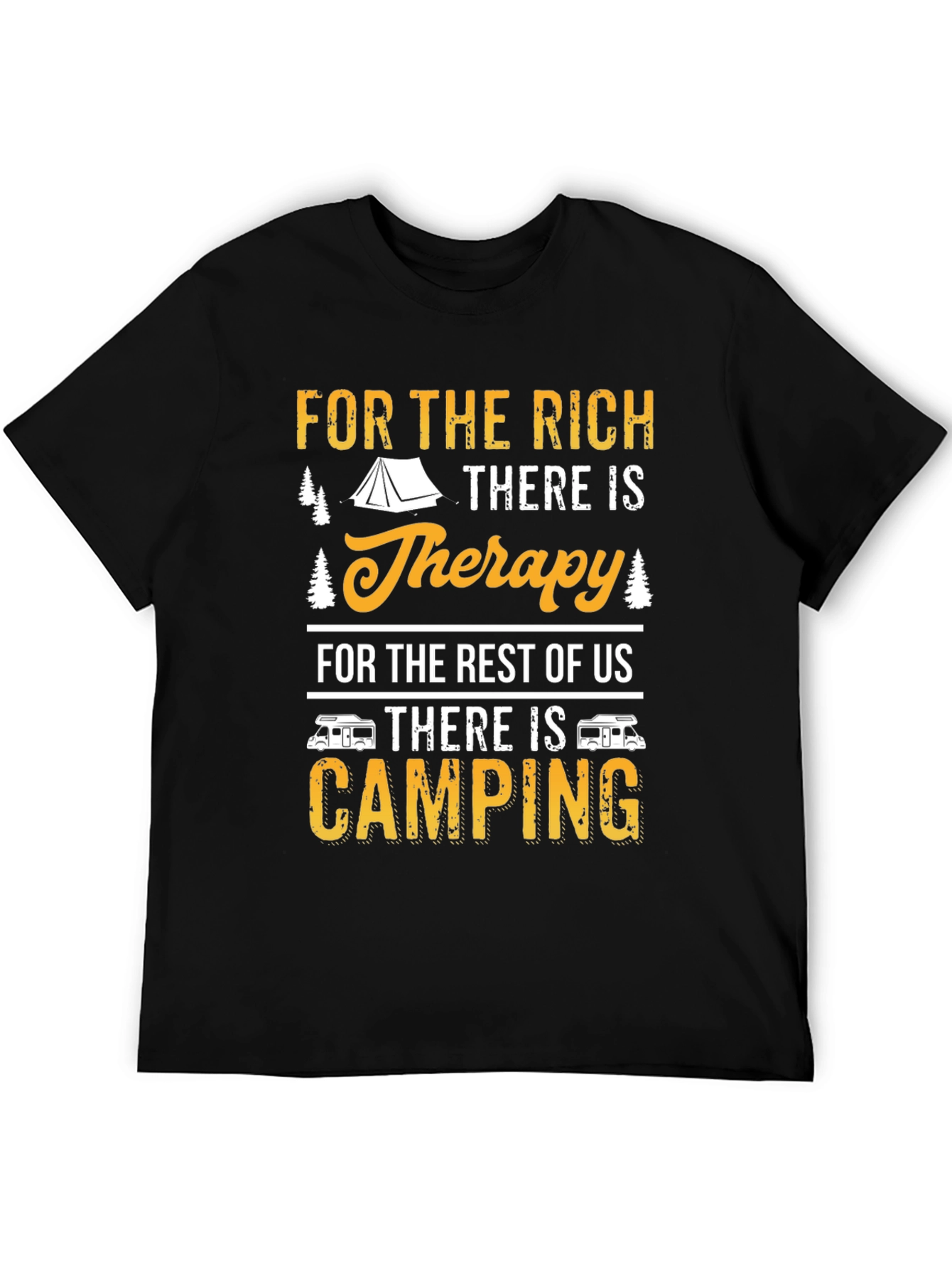 Camping Therapy Graphic Tee